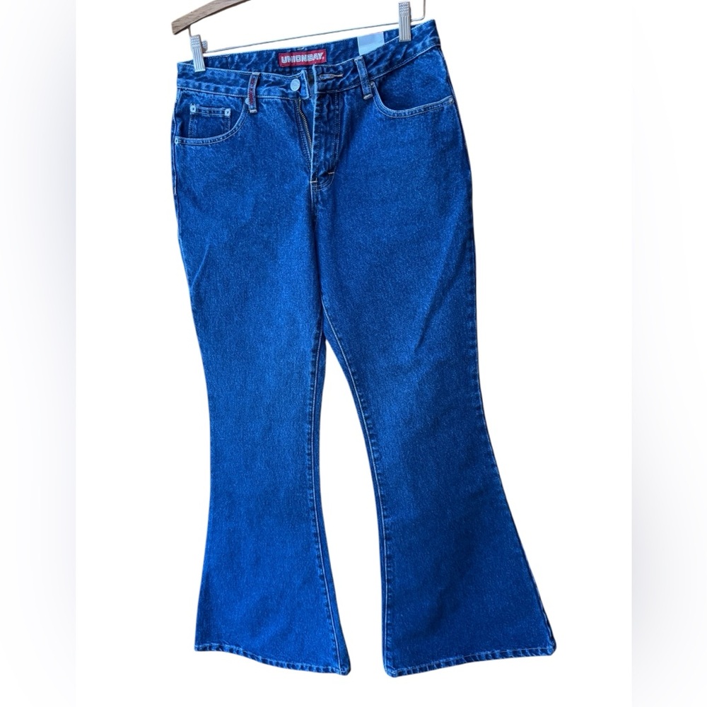 NWT 1990s‎ Unionbay Dark Stone Extreme Bell Bottom Jeans